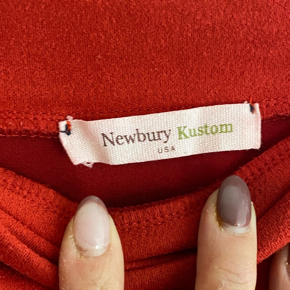 Newbury Kustom Asymmetric Hemmed Mini Skirt - Picture 2 of 3